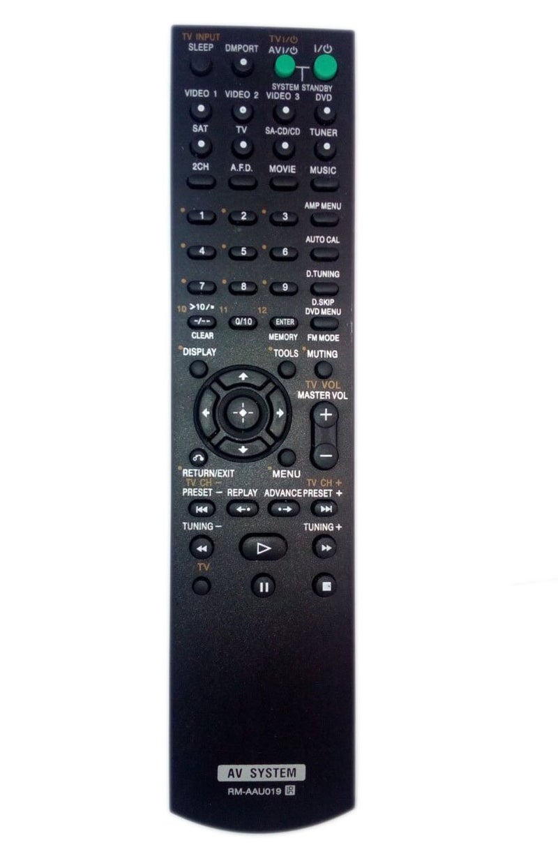 JustFine RM-AAU019 Remote Control Replaced for Sony RM-AAU017 HTD-DW685 STRDG510 STR-K1600 Home Theater Audio/Video Receiver AV System - Image 1